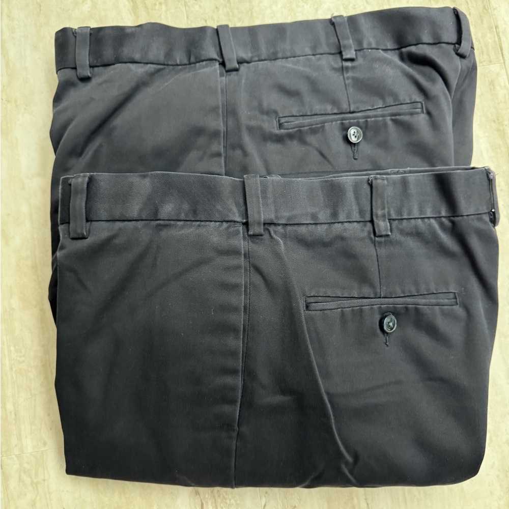 2 Men's Navy Blue Pants Size 34x29